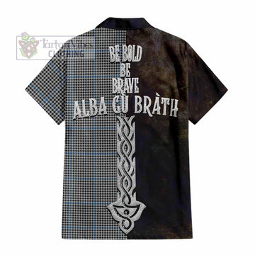 Gladstone (Gladstanes) Tartan Family Crest Hawaiian Shirt Alba Gu Brath Be Brave Lion Ancient Style - Tartan Vibes Clothing