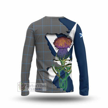 Gladstone (Gladstanes) Tartan Family Crest Long Sleeve T-Shirt Scottish Thistle Celtic Inspired - Tartan Vibes Clothing