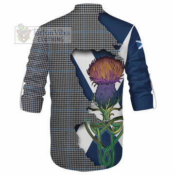 Gladstone (Gladstanes) Tartan Family Crest Ghillie Kilt Shirt Scottish Thistle Celtic Inspired - Tartan Vibes Clothing