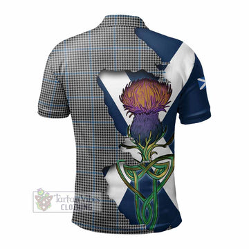 Gladstone (Gladstanes) Tartan Family Crest Polo Shirt Scottish Thistle Celtic Inspired - Tartan Vibes Clothing