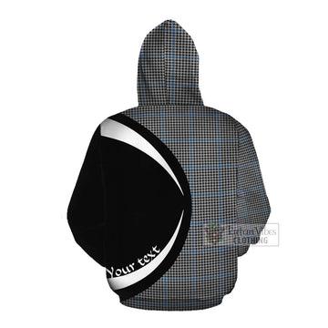 Gladstone (Gladstanes) Tartan Cotton Hoodie with Family Crest Circle Style Pullover Hoodie - Tartan Vibes Clothing