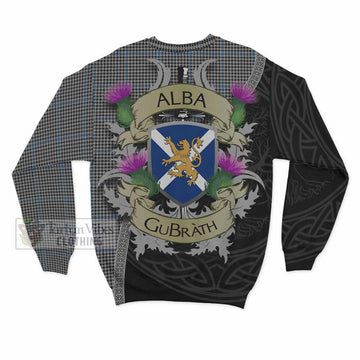 Gladstone (Gladstanes) Tartan Family Crest Sweatshirt Lion Rampant Royal Thistle Shield Celtic Inspired - Tartan Vibes Clothing