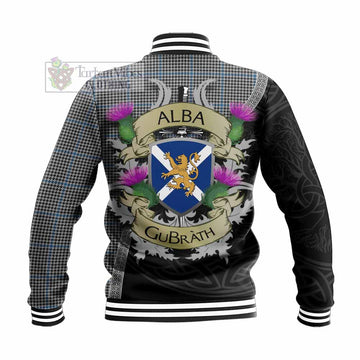 Gladstone (Gladstanes) Tartan Family Crest Baseball Jacket Lion Rampant Royal Thistle Shield Celtic Inspired - Tartan Vibes Clothing