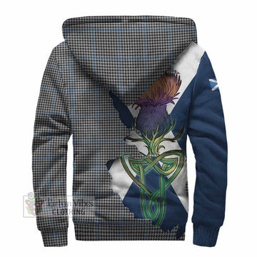 Gladstone (Gladstanes) Tartan Family Crest Sherpa Hoodie Scottish Thistle Celtic Inspired - Tartan Vibes Clothing