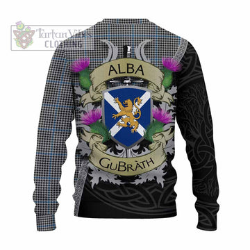 Gladstone (Gladstanes) Tartan Family Crest Knitted Sweater Lion Rampant Royal Thistle Shield Celtic Inspired - Tartan Vibes Clothing
