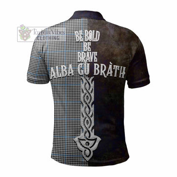 Gladstone (Gladstanes) Tartan Family Crest Polo Shirt Alba Gu Brath Be Brave Lion Ancient Style - Tartan Vibes Clothing