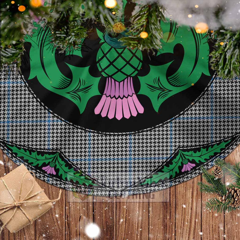 Gladstone (Gladstanes) Tartan Christmas Tree Skirt Scottish Thistle Style - Tartan Vibes Clothing