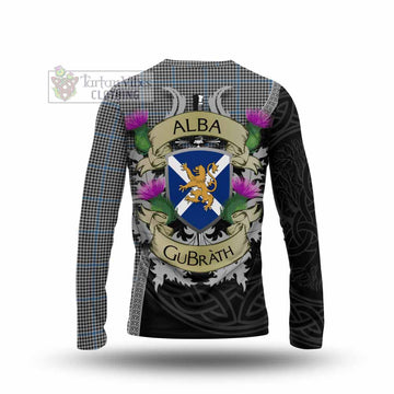 Gladstone (Gladstanes) Tartan Family Crest Long Sleeve T-Shirt Lion Rampant Royal Thistle Shield Celtic Inspired - Tartan Vibes Clothing