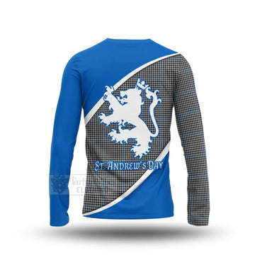 Gladstone (Gladstanes) Family Crest Tartan Long Sleeve T-Shirt Celebrate Saint Andrew's Day in Style - Tartan Vibes Clothing