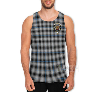 Gladstone (Gladstanes) Tartan Men's Tank Top with Family Crest Celtic Skull Style - Tartan Vibes Clothing