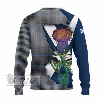 Gladstone (Gladstanes) Tartan Family Crest Knitted Sweater Scottish Thistle Celtic Inspired - Tartan Vibes Clothing