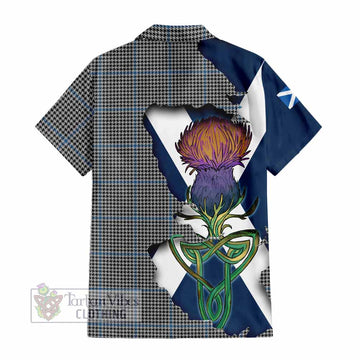 Gladstone (Gladstanes) Tartan Family Crest Hawaiian Shirt Scottish Thistle Celtic Inspired - Tartan Vibes Clothing