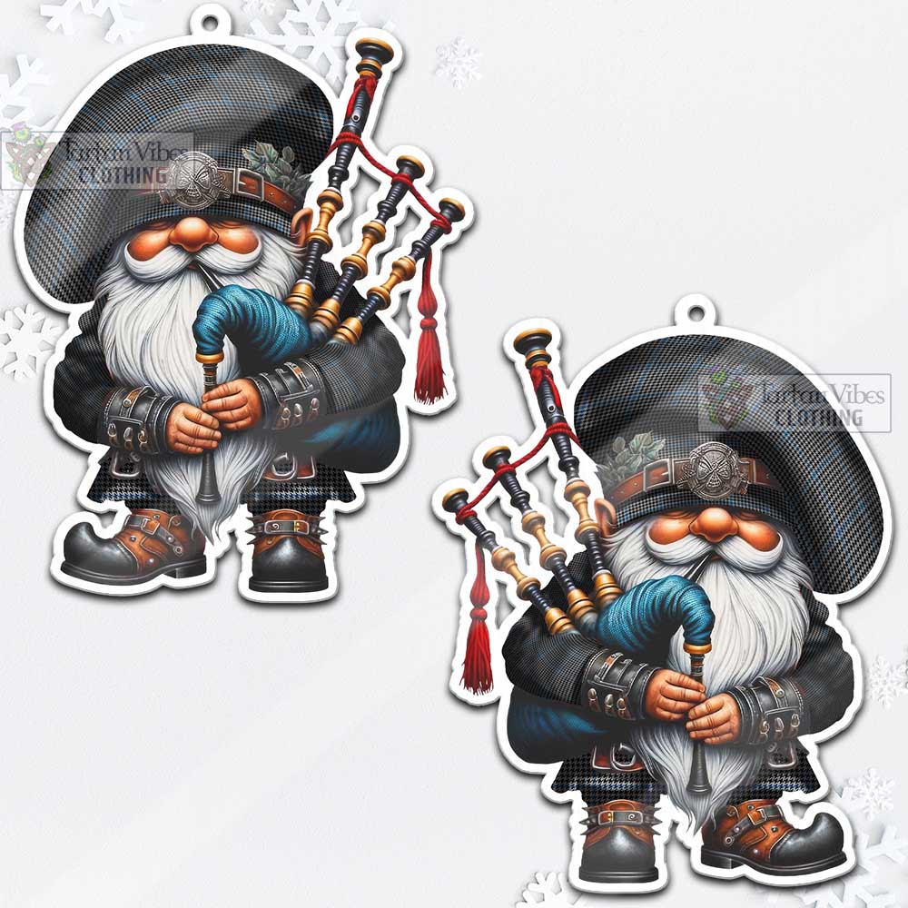 Gladstone (Gladstanes) Tartan Bagpiper Gnome Christmas Ornament - Tartan Vibes Clothing