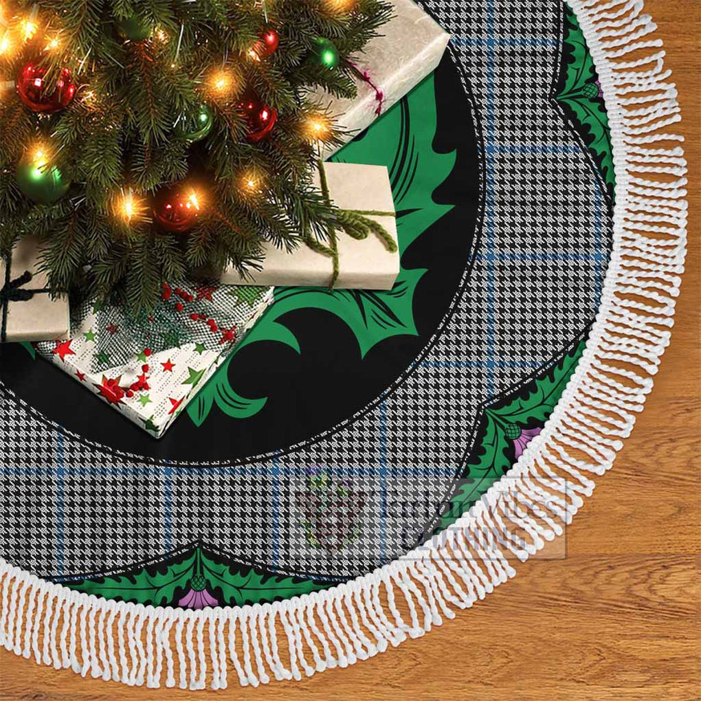 Gladstone (Gladstanes) Tartan Christmas Tree Skirt Scottish Thistle Style - Tartan Vibes Clothing