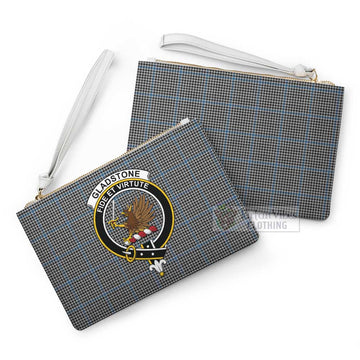Tartan Vibes Clothing Gladstone (Gladstanes) Family Crest Tartan Clutch Bag