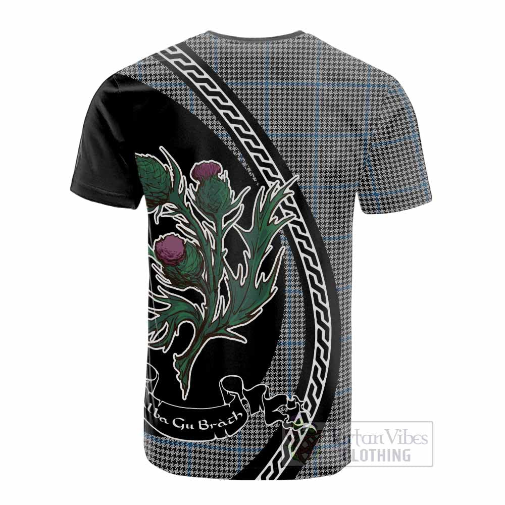 Gladstone (Gladstanes) Family Crest Tartan Cotton T-shirt Alba Thistle Inspired - Tartan Vibes Clothing