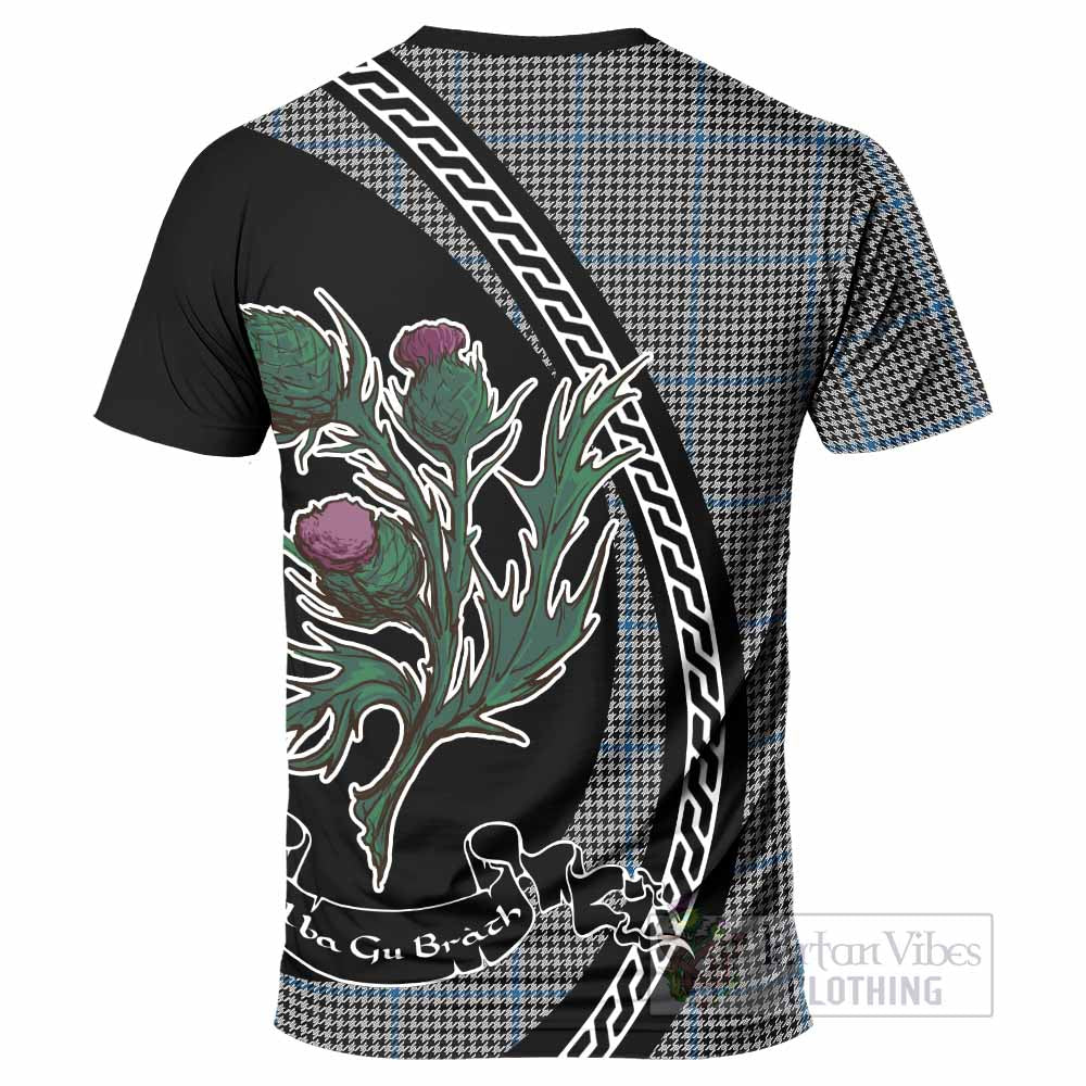 Gladstone (Gladstanes) Family Crest Tartan T-Shirt Alba Thistle Inspired - Tartan Vibes Clothing