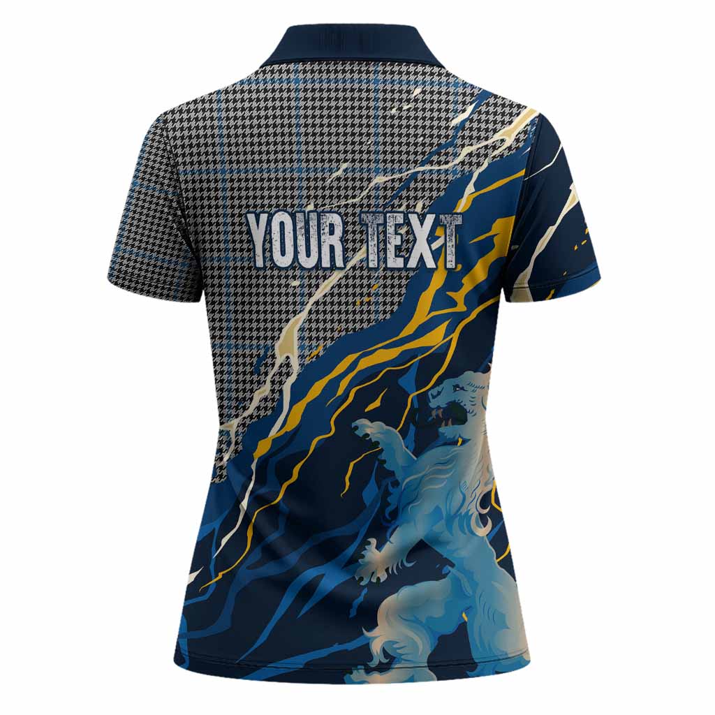 Gladstone (Gladstanes) Scotland Tartan Women Polo Shirt WC2026 Football - We'll Be Coming