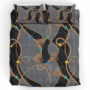 Gladstone (Gladstanes) Scottish Tartan Twisted Ropes Stylized Bedding Set UK Bedding Set UK King 91*87 inch - Tartan Vibes Clothing