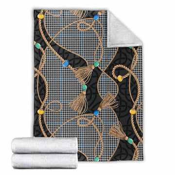 Gladstone (Gladstanes) Scottish Tartan Twisted Ropes Stylized Blanket X-Large 59 x 79 inches 150 x 200 cm - Tartan Vibes Clothing