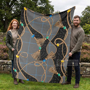 Gladstone (Gladstanes) Scottish Tartan Twisted Ropes Stylized Blanket - Tartan Vibes Clothing