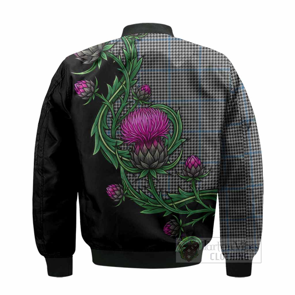 Gladstone (Gladstanes) Tartan Bomber Jacket Resilient Scottish Thistle - Tartan Vibes Clothing