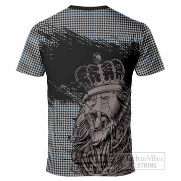 Gladstone (Gladstanes) Tartan Crest T-Shirt Crowned Lion Heritage Style