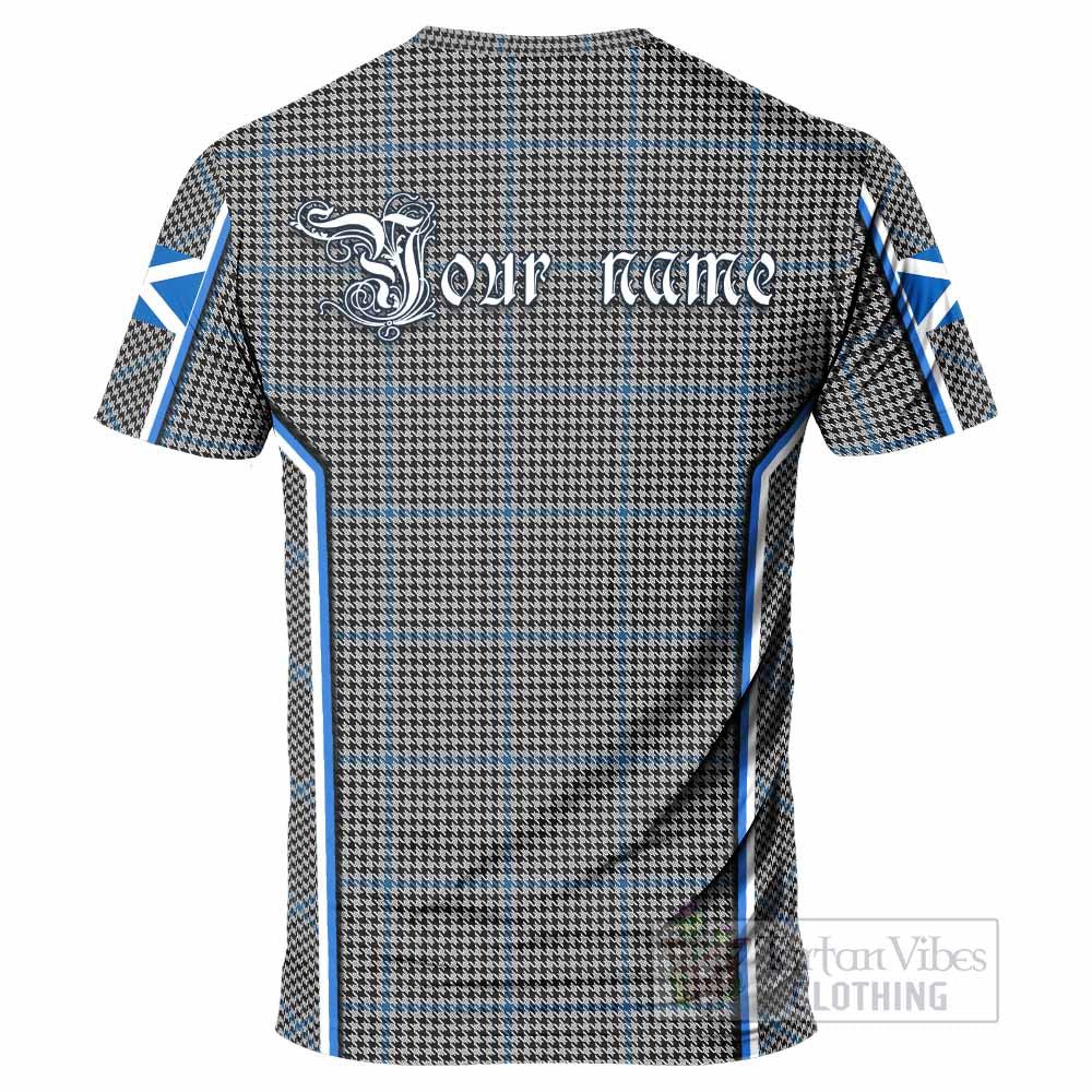 Gladstone (Gladstanes) Tartan Crest T-shirt Scotland Coat of Arm Flag Style - Tartan Vibes Clothing