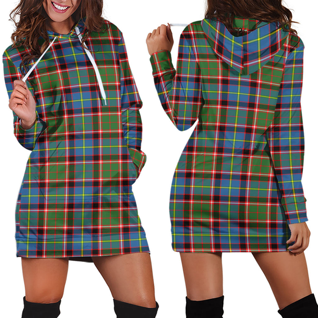 Glass Tartan Hoodie Dress - Tartan Vibes Clothing