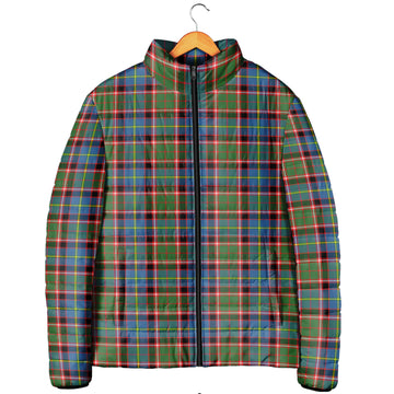 Glass Tartan Padded Jacket Men's Padded Jacket - Tartan Vibes Clothing
