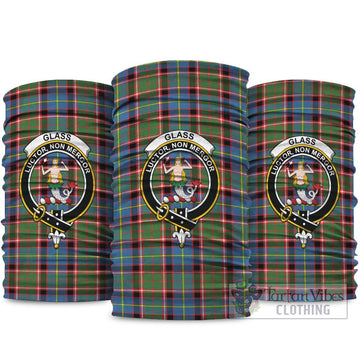 Glass Tartan Neck Gaiters, Tartan Bandanas, Tartan Head Band with Family Crest package One Size - Tartan Vibes Clothing