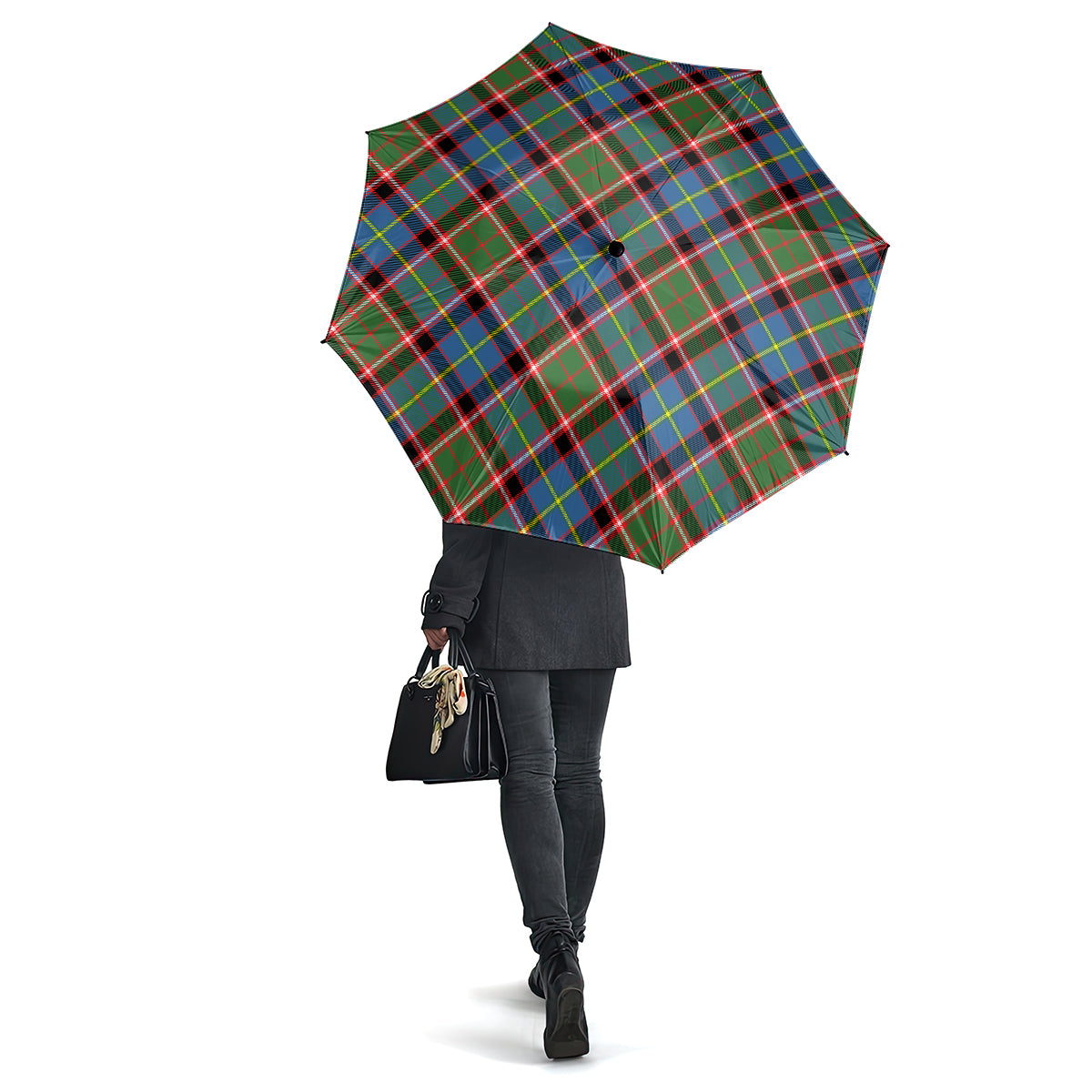 Glass Tartan Umbrella One Size - Tartan Vibes Clothing