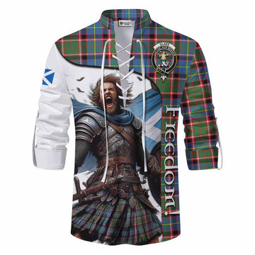 Glass Crest Tartan Ghillie Kilt Shirt Inspired by the Freedom of Scottish Warrior Men - Tartan Vibes Clothing