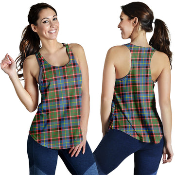 Glass Tartan Women Racerback Tanks 4XL - Tartan Vibes Clothing