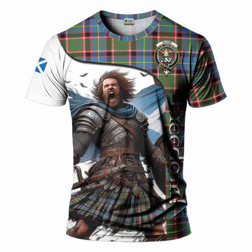 Glass Crest Tartan T-Shirt Inspired by the Freedom of Scottish Warrior Kid's Shirt - Tartan Vibes Clothing
