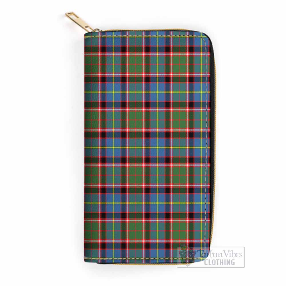 Glass Tartan Women's Leather Wallet One Size 19.7*10.5*3.5 cm - Tartan Vibes Clothing