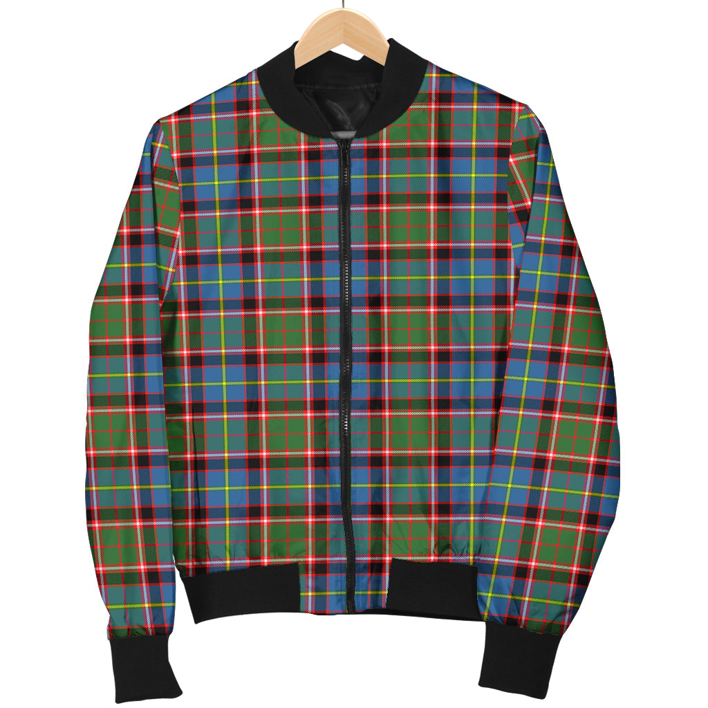 Glass Tartan Bomber Jacket Unisex - Tartan Vibes Clothing