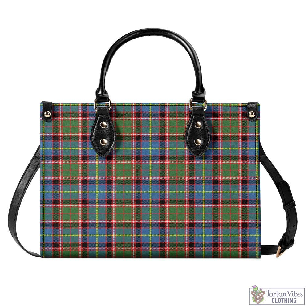 Glass Tartan Luxury Leather Handbags L - Tartan Vibes Clothing