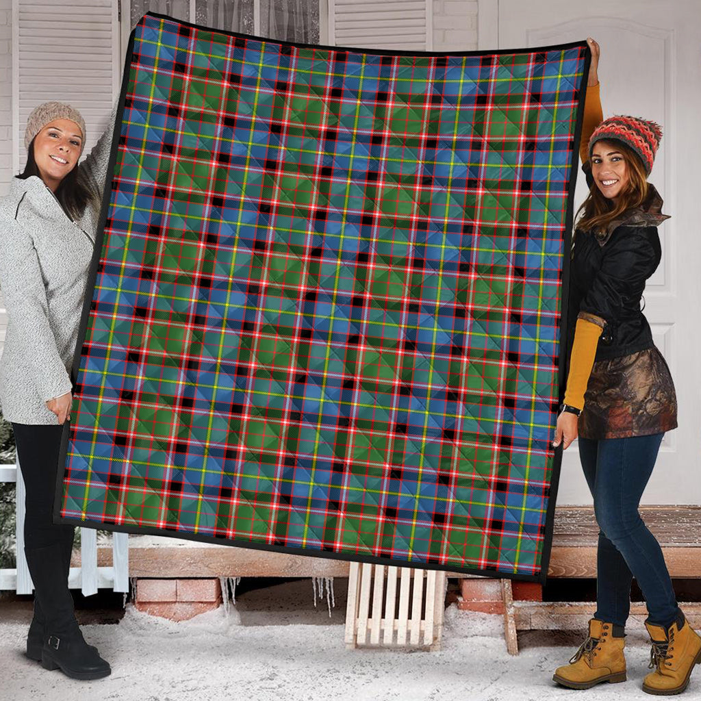 Glass Tartan Quilt Super King Quilt 91" x 110" - Tartan Vibes Clothing