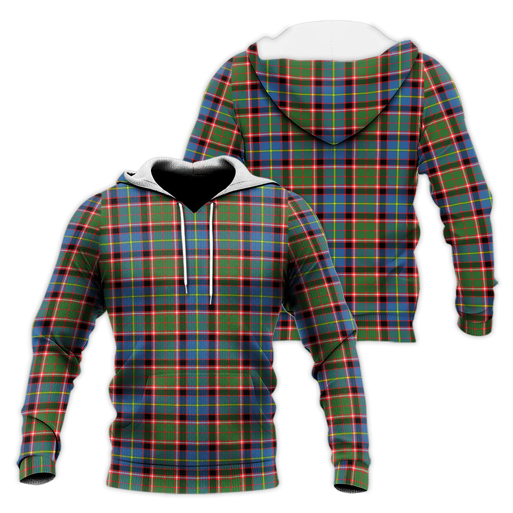 Glass Tartan Knitted Hoodie Unisex - Tartan Vibes Clothing