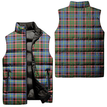 Glass Tartan Sleeveless Puffer Jacket Unisex - Tartan Vibes Clothing
