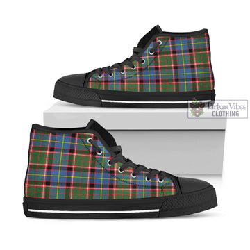 Glass Tartan High Top Shoes - Tartan Vibes Clothing