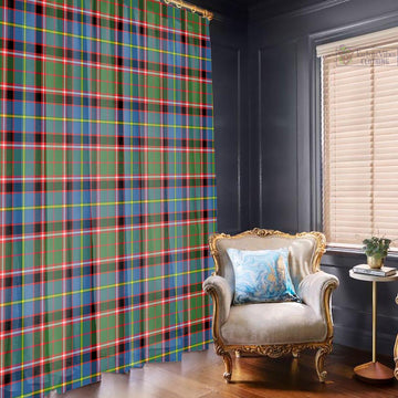 Glass Tartan Window Curtain