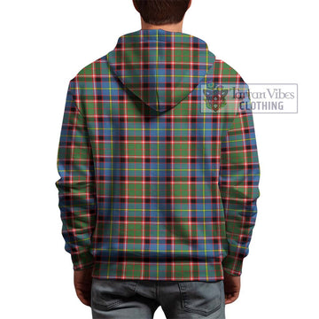 Glass Tartan Hoodie with Family Crest DNA In Me Style - Tartan Vibes Clothing
