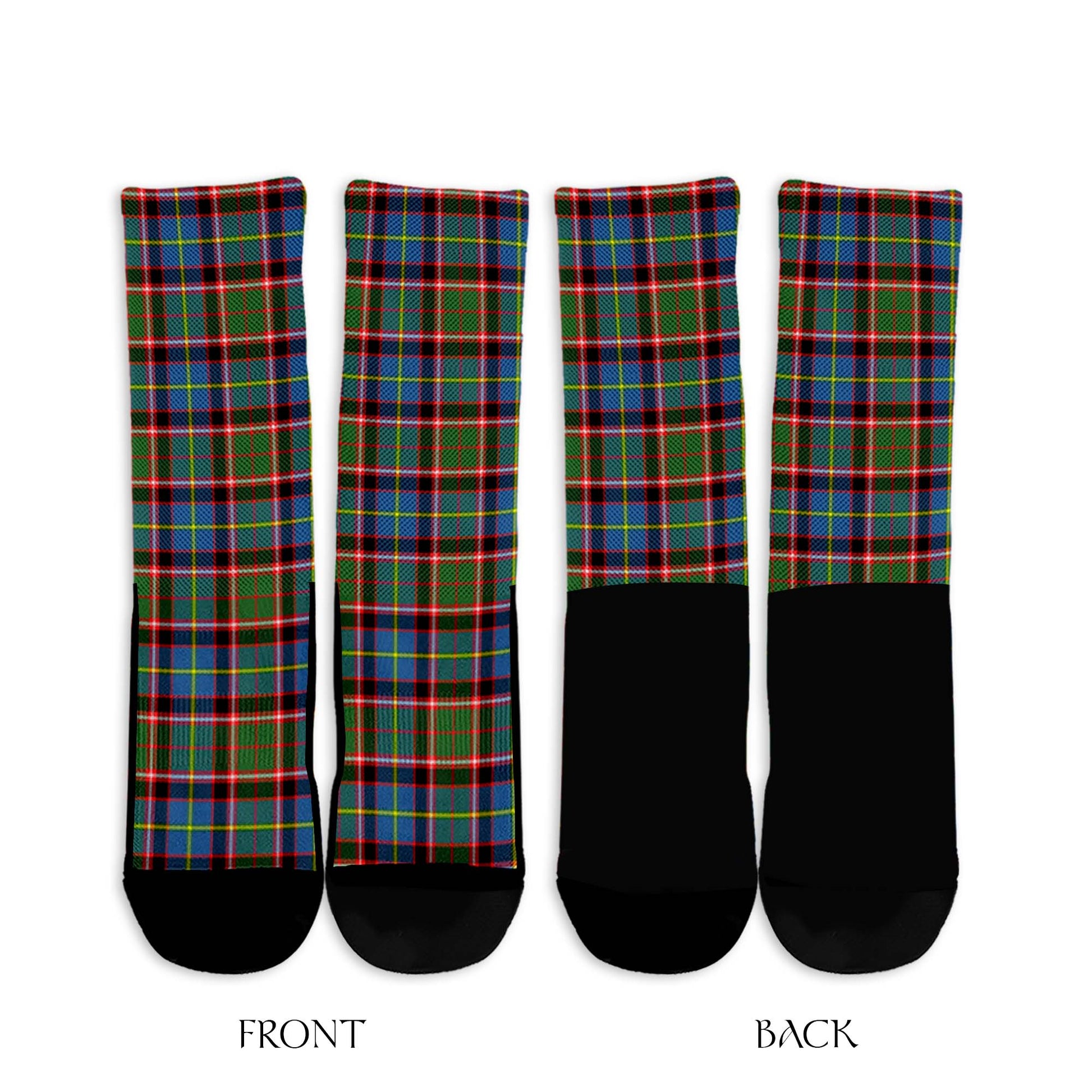 Glass Tartan Crew Socks - Tartan Vibes Clothing