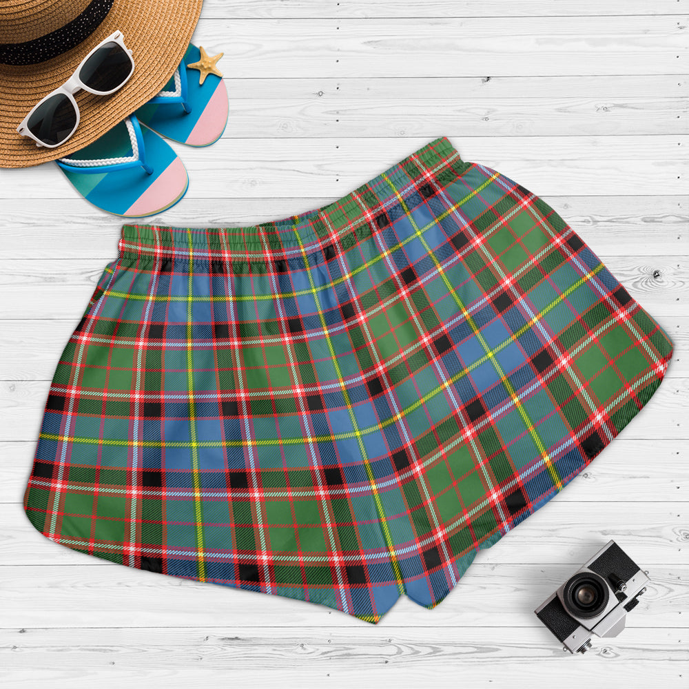Glass Tartan Womens Shorts - Tartan Vibes Clothing