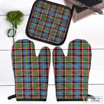 Glass Tartan Combo Oven Mitt & Pot-Holder - Tartan Vibes Clothing