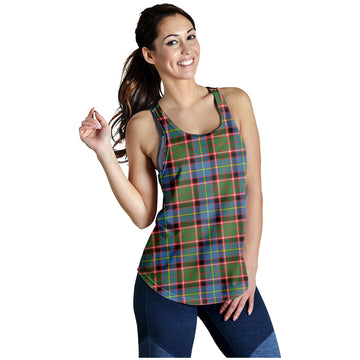 Glass Tartan Women Racerback Tanks - Tartan Vibes Clothing