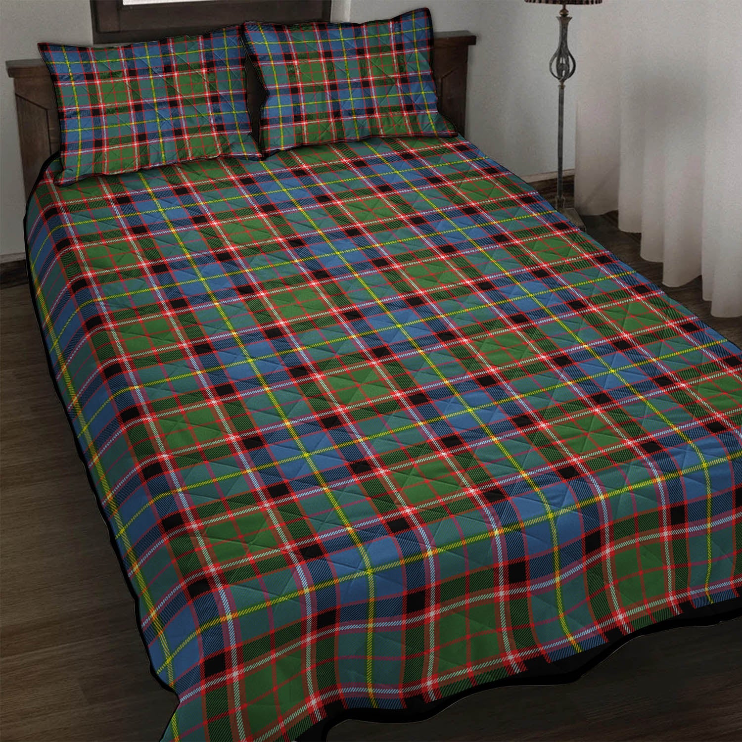Glass Tartan Quilt Bed Set - Tartan Vibes Clothing