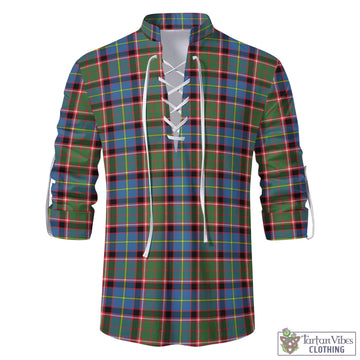 Glass Tartan Men's Scottish Traditional Jacobite Ghillie Kilt Shirt - Tartan Vibes Clothing